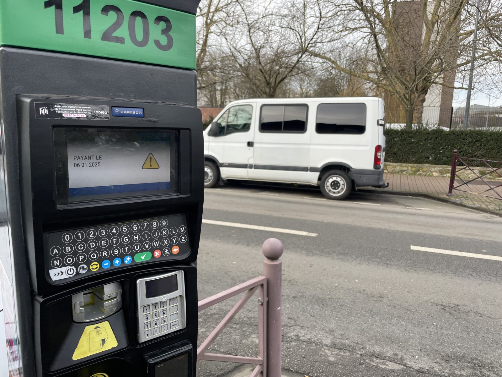 Horodateur à Bois-Blanc