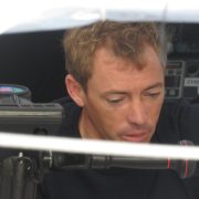 Thomas Ruyant sur son voilier