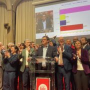 Arnaud Deslandes est largement réélu maire de Lille avec 49,33 %. Photo : Alexandre Van Assche/Pépère News