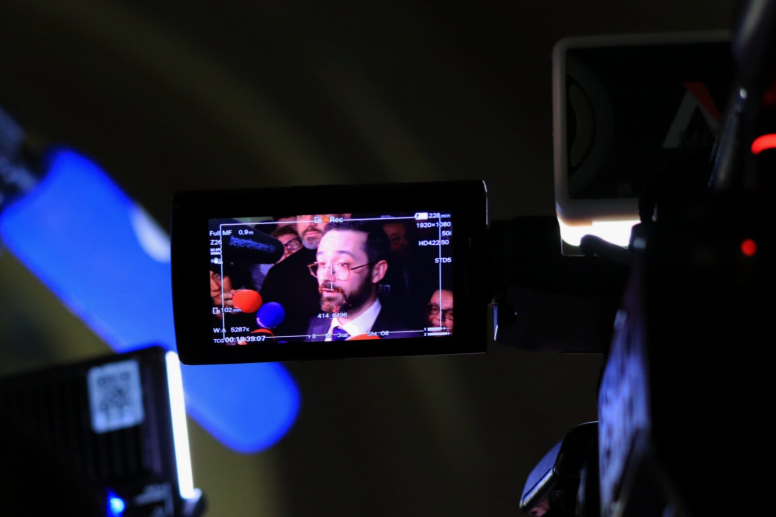 David Guiraud paralnt interviewé suite à son discours