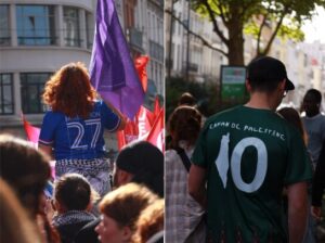 D'autres revendications ont été entendues dans le cortègeMélenchon 27 Enfant de palestine © Lisa Da Silva Pépère news