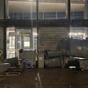 Blocus au campus Moulins de l'Université de Lille.